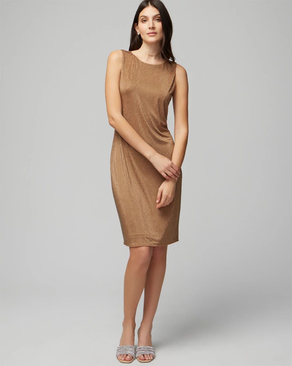 Matte Jersey Black Studded Dress White House Black Market